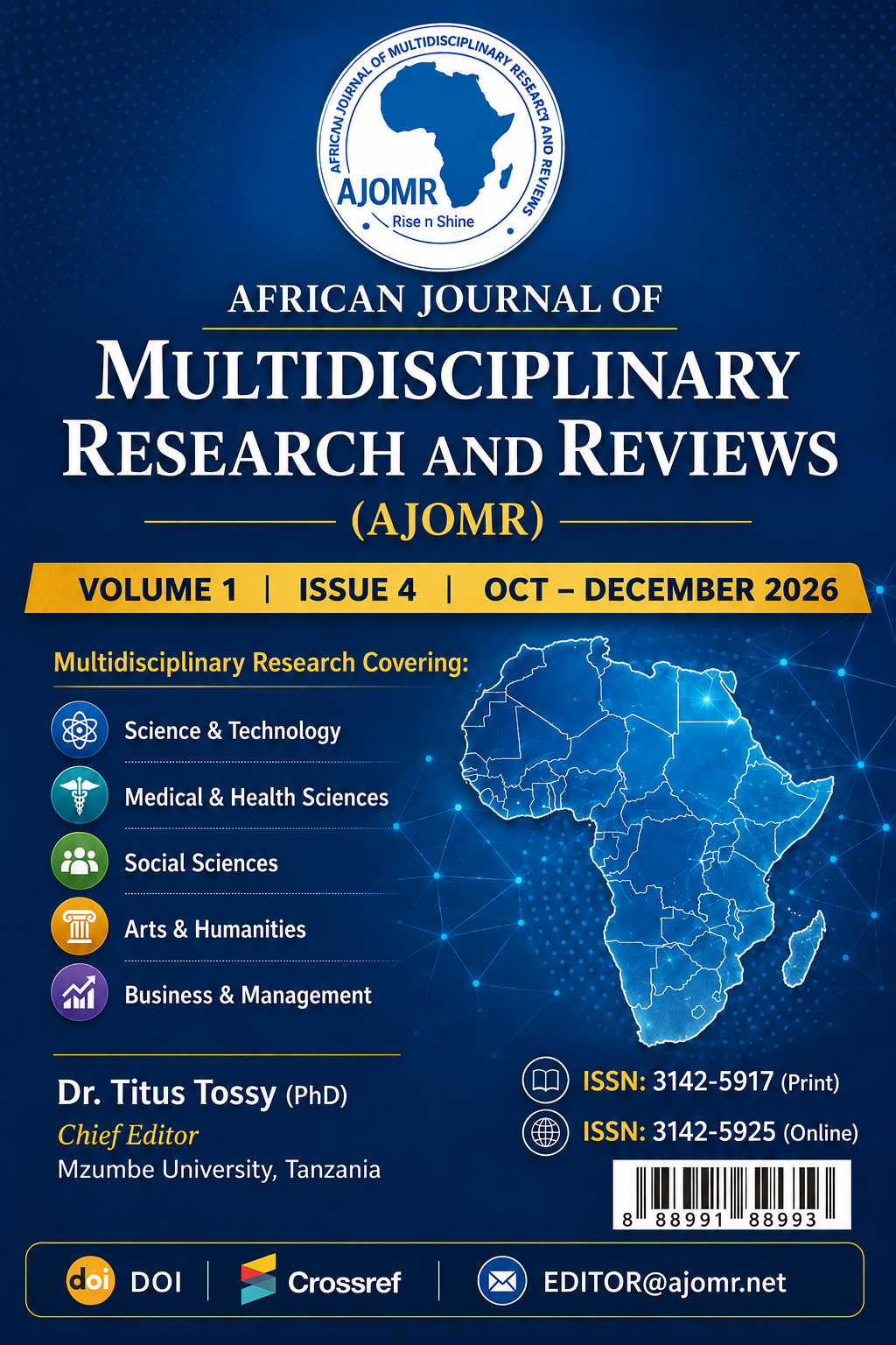 					View Vol. 1 No. 4 (2026): Volume 1 Issue 4 October  - December 2026
				